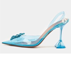 Amina Muaddi Rosie Glass Heels